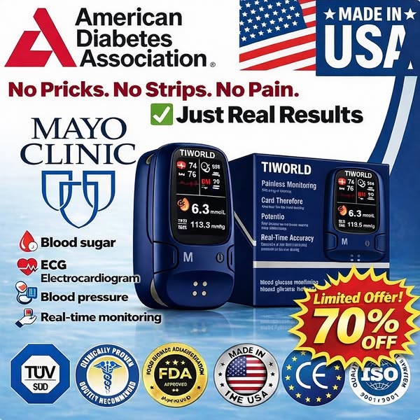đ2026 Eaily Hot Sale Ends Today: 70% OFF!-Tiworld⢠Develops Newly Launched Non-Invasive Smart Glucose Meter-â
made in the USAâ